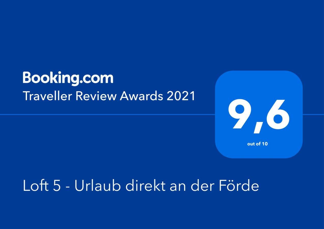 Apartament Loft 5 - Urlaub Direkt An Der Foerde Flensburg Zewnętrze zdjęcie